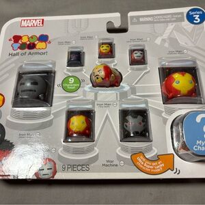 Marvel Tsum Tsum Iron Man Playset - Red, Yellow, Gray